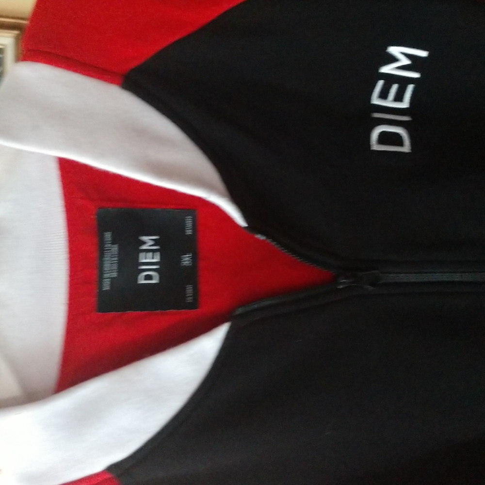 Diem Color Block Heavyweight Long Sleeve Lined Jacket 3XL - Picture 4 of 6